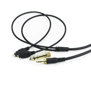 NewFantasia Replacement Audio Upgrade Cable Compatible with Sennheiser HD650, HD600, HD580, HD660S, HD58X, HD565, HD545, HD535, HD525, HD265, Massdrop HD6XX Headphones 1.5meters/4.9feet