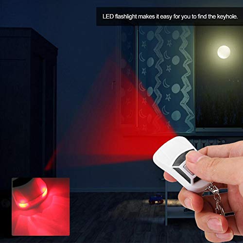 LED Anti-Lost Key Finder, Car-Shape LED Anti-Lost Key Finder Find Locator Keychain with Whistle Beep Sound Control