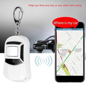 LED Anti-Lost Key Finder, Car-Shape LED Anti-Lost Key Finder Find Locator Keychain with Whistle Beep Sound Control