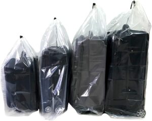 plastic storage bags for luggage storage, pillow bag, rug bag plastic drawstring bags for suitcase storage , attic storage bags. quality large plastic storage bag 4 sizes s, m, l and xl