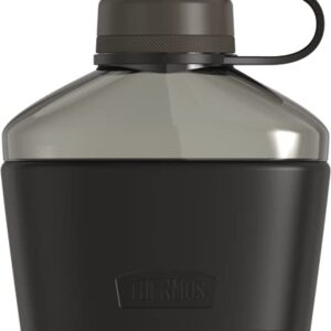 ALTA SERIES BY THERMOS Plastic Canteen Bottle 32 Ounce, Espresso Black