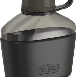 ALTA SERIES BY THERMOS Plastic Canteen Bottle 32 Ounce, Espresso Black