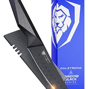 Dalstrong Fillet Knife - 6 inch - Shadow Black Series - Black Titanium Nitride Coated - High Carbon 7CR17MOV-X Vacuum Treated Steel - Meat, Boning Knife - Kitchen Knife - Sheath - NSF Certified