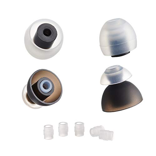 SpinFit Special Pack CP800+CP240 (Medium) - Patented Silicone Eartips for Replacement (2 Pairs) (3.5mm Nozzle Dia.)