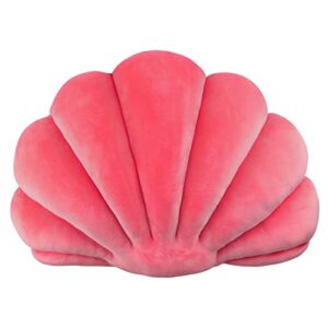 yi-gog sea princess seashell decorative pillow,1 velvet throw pillowcases sea ocean theme seashell conch decorative pillowslip home office decor seash