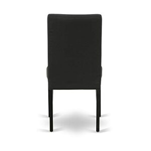 East West Furniture WEDR7-BLK-24 Dining Set