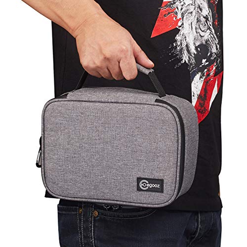 Egooz Large Smel Proof Storage Case with 3 Items - Waterproof Smell Proof Bags with Combination Lock for Home and Travel Use,Grey