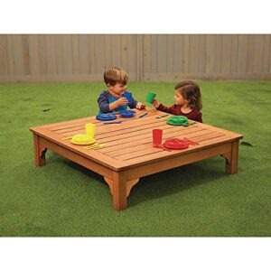 excellerations outdoor low play table, kids table, toddler table, table for toddlers, outdoor table, outdoor furniture for kids, outdoor play, play table, play table for kids, classroom furniture