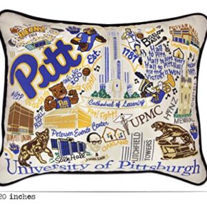 Catstudio University of Pittsburgh Collegiate Embroidered Decorative Throw Pillow