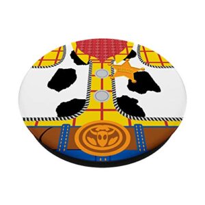 Disney and PIXAR Toy Story 4 Woody Suit PopSockets PopGrip: Swappable Grip for Phones & Tablets