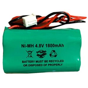 ni-mh aa1800mah 4.8v exit sign emergency light and solar light battery pack replacement