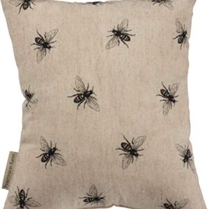 Primitives by Kathy Farmhouse Feedsack Throw Pillow, 10 x 12-Inches, Honey Bee-Sweet as Honey