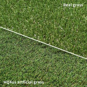 HQ4us Dog Grass pad with Tray Large Dog Litter Box Toilet 34”×23”, 2×Artificial Grass for Dogs,Pee pad, Realistic, Bite Resistance Turf, Less Stink, Potty for Balcony,