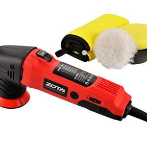 ZOTA Oribtal Polisher, 3 inch Dual Action Polisher with 13.1 feet Cord, Mini Polisher Kit and Polisher for Car Detailing.