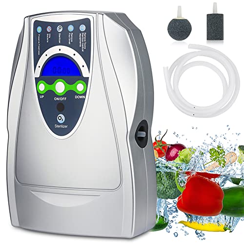 VTAR Ozone Machine, 500mg/h Multipurpose Ozone Machine Purify Air,Water,Fruits,Vegetables,Toothbrushes,Aquarium.Fruit Cleaner Device in Water