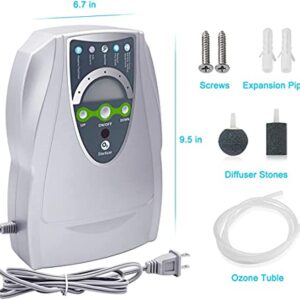 VTAR Ozone Machine, 500mg/h Multipurpose Ozone Machine Purify Air,Water,Fruits,Vegetables,Toothbrushes,Aquarium.Fruit Cleaner Device in Water