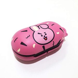 bt21 official buds case cover, cooky, full protective cover compatible with samsung galaxy buds