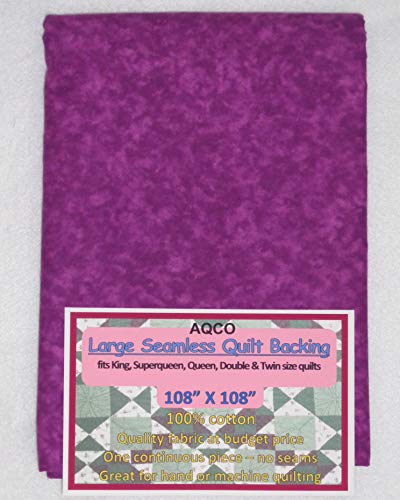 Quilt Backing, Large, Seamless, from AQCO, C44395-407, Hyacinth