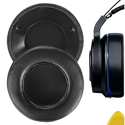 Geekria QuickFit Protein Leather Ear Pads for Razer Thresher Ultimate Dolby 7.1 Surround Sound Gaming Headset Replacement Earpads/Ear Cushion/Ear Cups, Headset Ear Cover Repair Parts (Black)