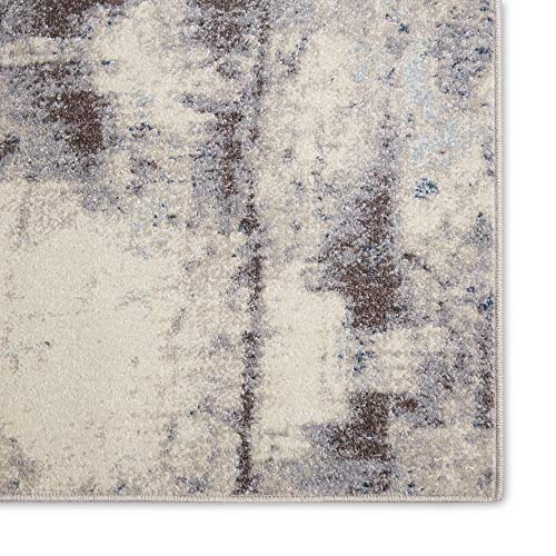 Home Dynamix Venice Cameo Contemporary Modern Abstract Area Rug 5'3"x7'3" Gray Blue