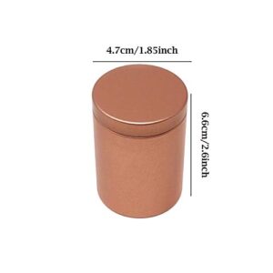 Honbay 3PCS Small Portable Tea Tin Cans Boxes Canisters Containers for Coffee Tea Candy Chinese Wolfberry