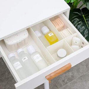 Poeland Drawer Divider Organizer DIY Plastic Grid Drawer Divider for Home Tidy Closet Stationary Makeup