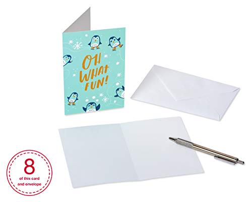 American Greetings Holiday Cards with Envelopes for Christmas, New Years and More, Cute Animals (48-Count)