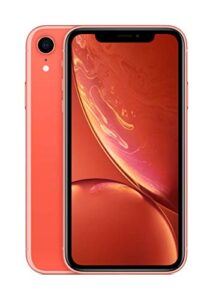 apple iphone xr (256gb, coral) [locked] + carrier subscription