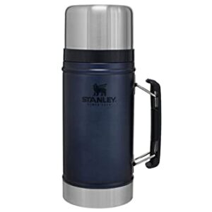 Stanley Classic Legendary Food Jar 0.94L Nightfall – BPA Free Stainless Steel Food Flask - Hot for 20 Hours - Leakproof Lid Doubles as Cup - Thermal Lunch Box for Hot Food - Dishwasher Safe