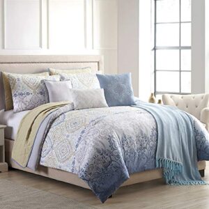 Modern Threads Summer Sun 10-Piece Comforter and Quilted Coverleted Coverlet Set King/California King