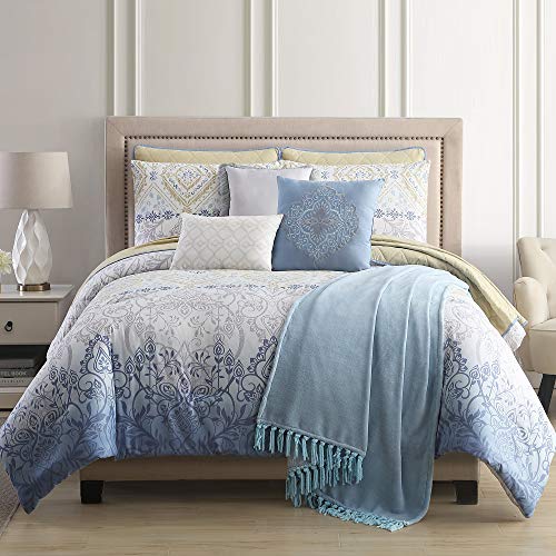 Modern Threads Summer Sun 10-Piece Comforter and Quilted Coverleted Coverlet Set King/California King