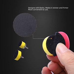 Mini Buffing Polishing Pads, 30Pcs Mini Detail Polisher Pads Use On Rotary Tools,Cordless Electric Drill, Mini Polisher Tool for Tight Area Detailing Polishing Waxing and Sealing Glaze -SP-DP030USA