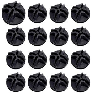 hapy shop 40 pcs black wire grid cube plastic connectors for modular closet storage organizer and wire grid cube storage shelving