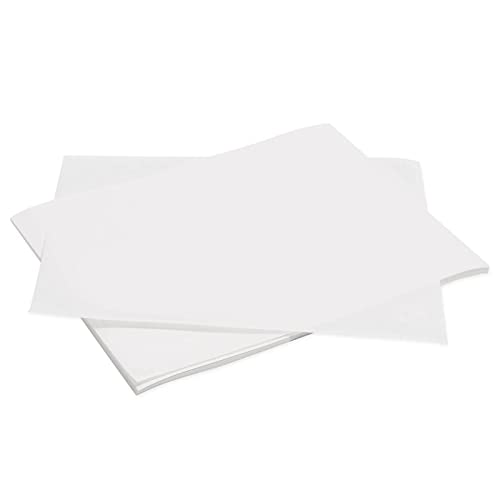 100 Sheets Glassine Paper Sheets for Artwork, Prints, Photographs, Drawings, Arts and Crafts, DIY Projects, Baked Goods Packaging, Arts and Crafts (8.5 x 11 Inches)