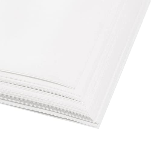 100 Sheets Glassine Paper Sheets for Artwork, Prints, Photographs, Drawings, Arts and Crafts, DIY Projects, Baked Goods Packaging, Arts and Crafts (8.5 x 11 Inches)