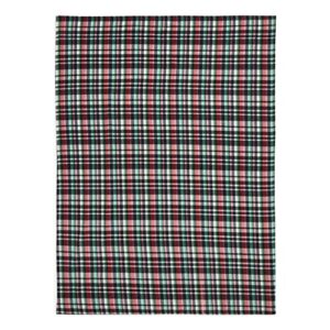 Vera Bradley Women's Packable Fleece Blanket, Ribbons Plaid, One Size