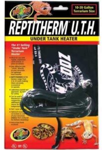 dbdpet reptitherm 10-20 gallon heat mat - with attached 5 point pro-tip guide - reptile heat mat