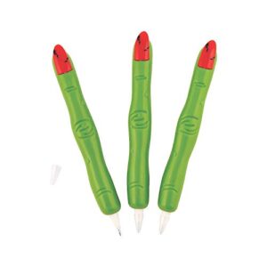 witch finger pen for halloween (set of 12)