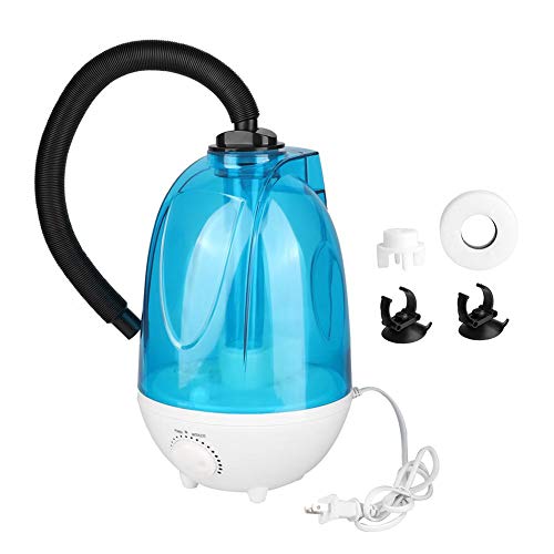 Reptile Humidifier, 4L Mute Mist Making Machine Reptile Air Aroma Ultrasonic Diffuser Water Mist Dispenser for Reptiles Amphibians (US Plug)