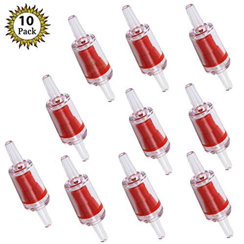 SunGrow 10 Pcs Air Pump Check Valves, Perfect for Aquariums, Hydroponics, and Aquaponics, Durable and Reliable, Guards Against Backflow and Power Outages