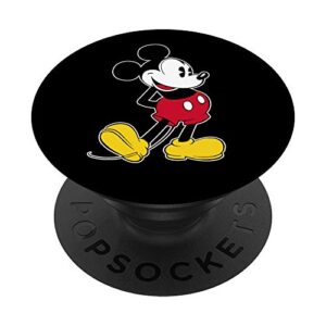 disney mickey mouse classic pose popsockets popgrip: swappable grip for phones & tablets