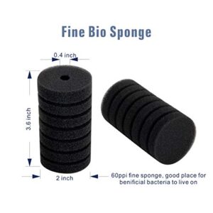 hygger Aquarium Single Sponge Filter for Small Fish Tank 5-15 Gallon