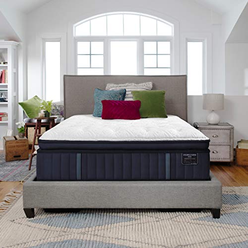 Stearns & Foster Estate 14.5" Hurston Luxury Plush Euro Pillowtop Mattress and 9-Inch Foundation, King, Hand Built in the USA