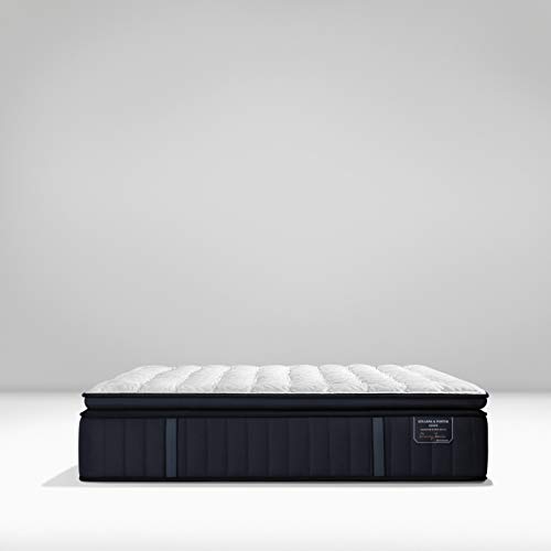 Stearns & Foster Estate 14.5" Hurston Luxury Plush Euro Pillowtop Mattress and 9-Inch Foundation, King, Hand Built in the USA