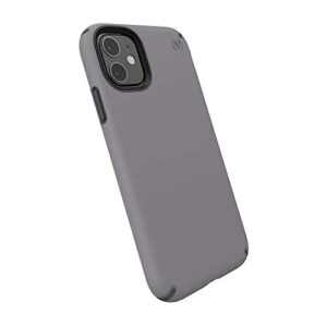 speck presidio pro case for iphone 11, filigree grey/slate grey