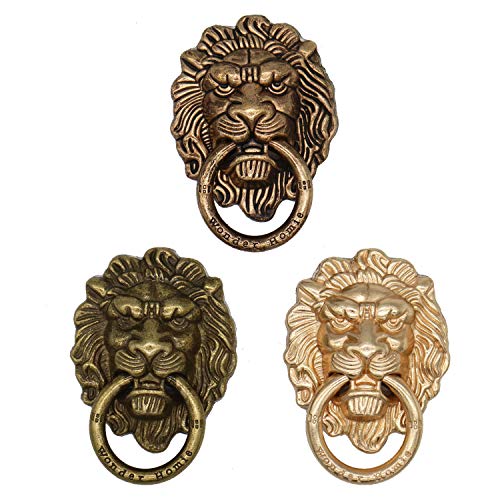 3 Pcs Lion Pattern Cell Phone Ring Stand Holder Colorful Cute Pattern Painted Universal Metal Buckle Tablet Finger Ring Kickstand for All Phones Tablets