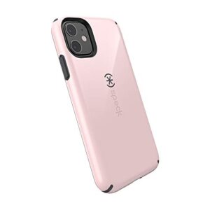 speck candyshell iphone 11 case, quartz pink/slate grey