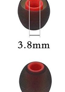 Small Replacement Silicone Eartips Eargels Earbuds Ear Tips Compatible with Senso, Zeus, Otium, Hussar, Sony MDR, Tozo, Mpow Headphones & Earphones (Small - 5 Pairs)