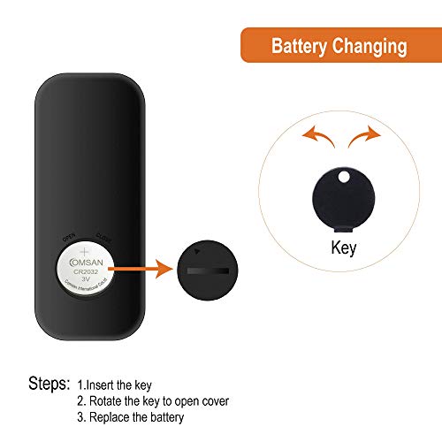 JTD Rechargeable Key Finder, Wireless RF Item Locator, Remote Control Tracker for Keys Phones Pet Collars Remote Controls Luggage [KF-05-C]