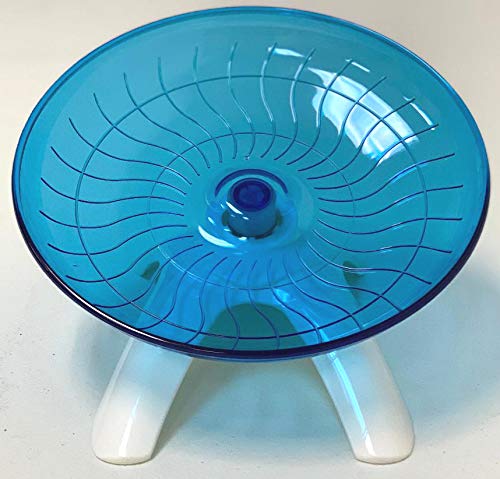 Large Flying Silent Spinner Saucer Exercise Jogging Running Wheel for Small Animal Hamster Gerbil Rat Mouse Rodent Degu Dagus Hermit Crabs Hedgie